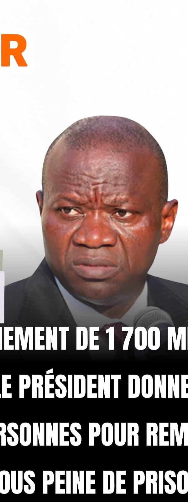 DÉTOURNEMENT DE 1 700 MILLIARDS DE FCFA : LE PRÉSIDENT DONNE UN MOIS À 600 PERSONNES POUR REMBOURSER, SOUS PEINE DE PRISON