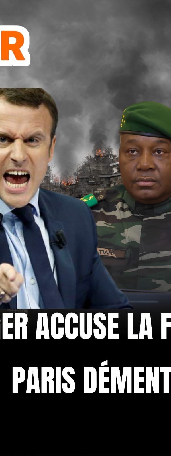 LE NIGER ACCUSE LA FRANCE, PARIS DÉMENT